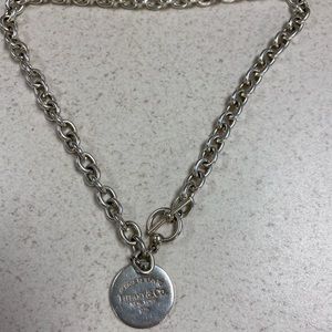 Sterling Silver 925 Tiffany Necklace
